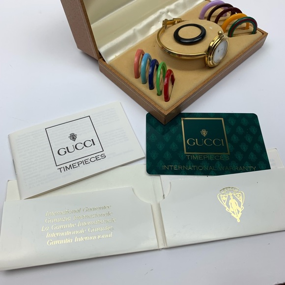 Gucci Timepieces Gold Plate Bangle Watch - Picture 3 of 8